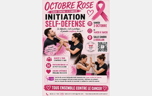 stage de self-défense dans le cadre d’Octobre Rose